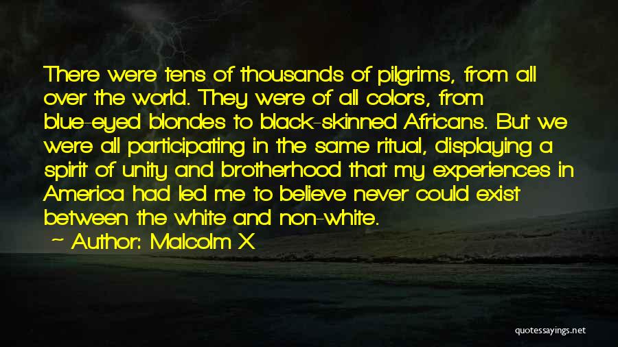 Brotherhood And Unity Quotes By Malcolm X