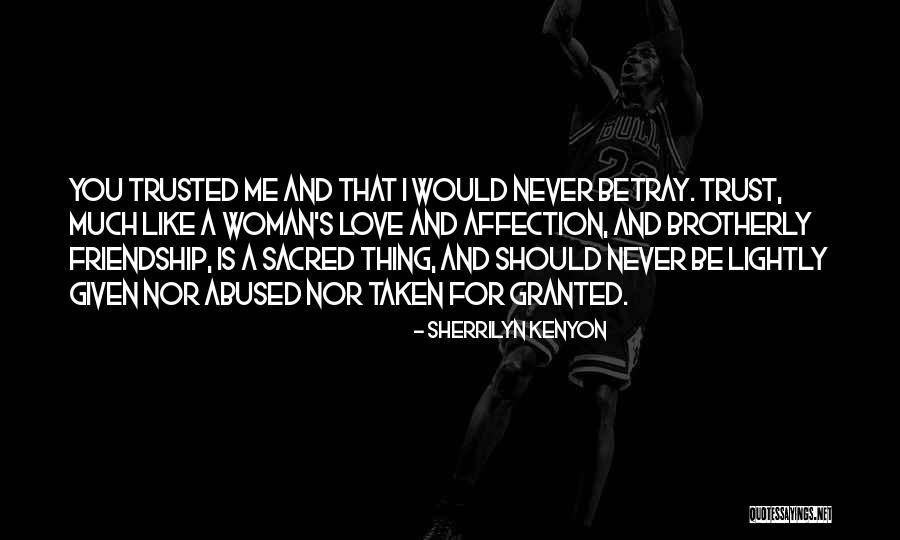 Brotherly Love Quotes By Sherrilyn Kenyon Brotherly Love Quotes By Sherrilyn Kenyon