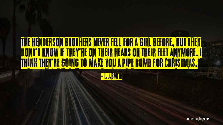 Brothers And Christmas Quotes By L.J.Smith Brothers And Christmas Quotes By L.J.Smith
