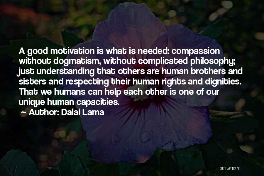 Brothers And Sisters Inspirational Quotes By Dalai Lama