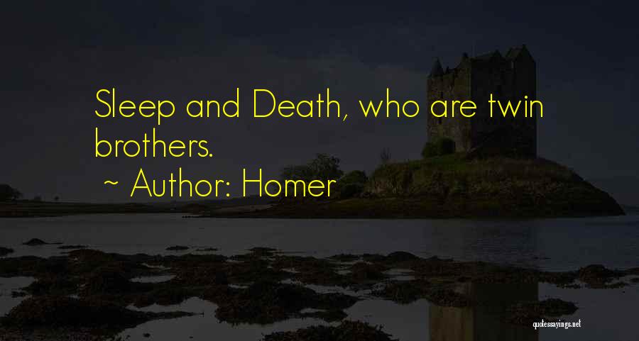 Brothers Death Quotes By Homer