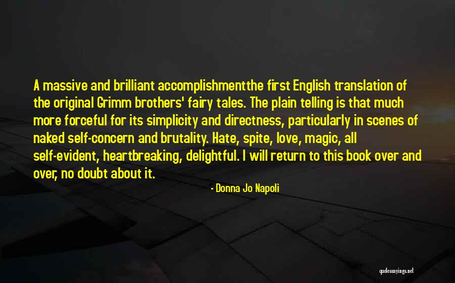 Brothers Grimm Love Quotes By Donna Jo Napoli