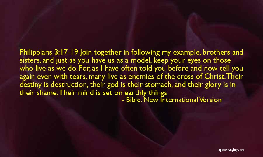 Brothers In The Bible Quotes By Bible. New International Version