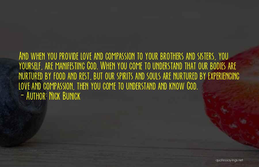 Brothers Love Quotes By Nick Bunick