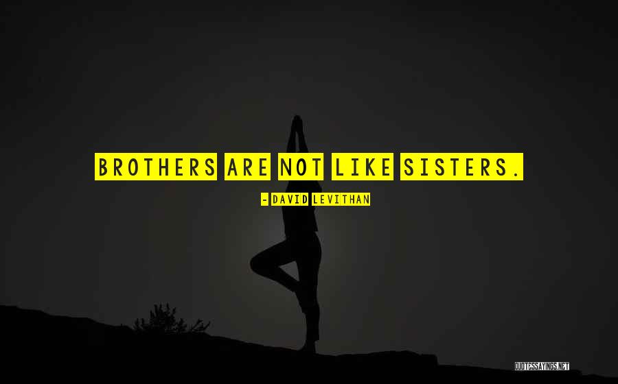 Brothers Quotes By David Levithan Brothers Quotes By David Levithan