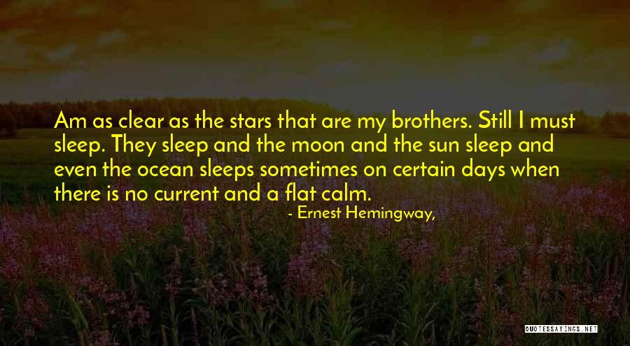 Brothers Quotes By Ernest Hemingway,