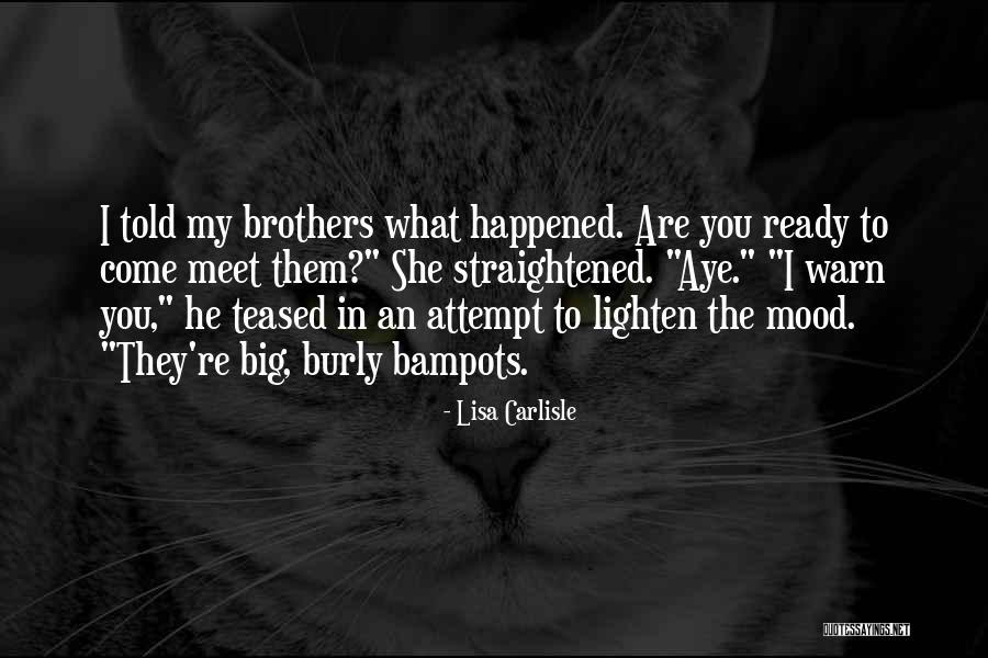 Brothers Quotes By Lisa Carlisle