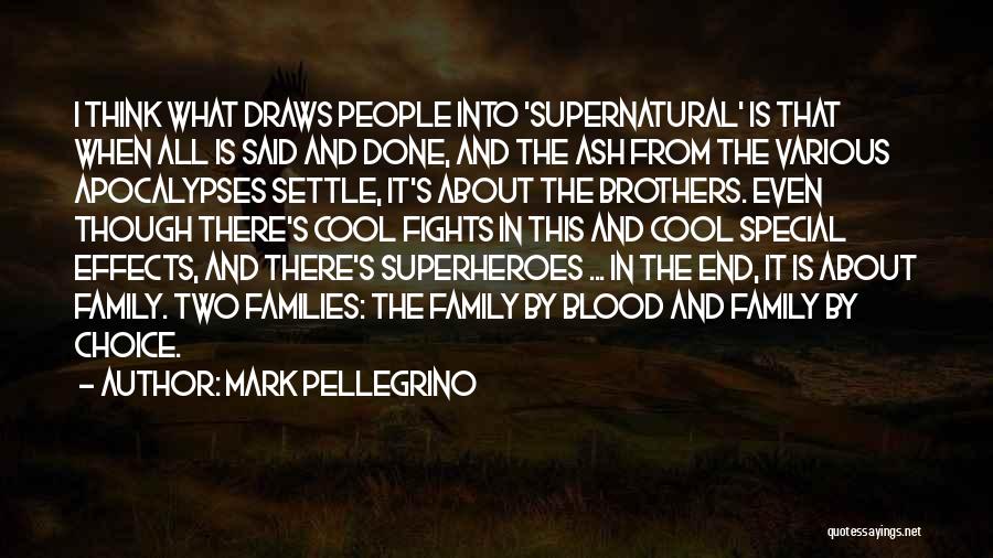 Brothers Supernatural Quotes By Mark Pellegrino