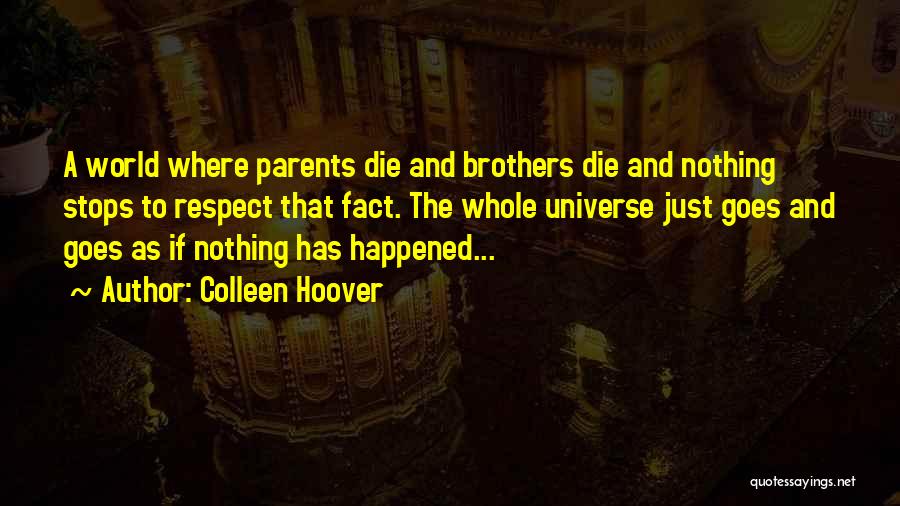 Brothers Till Death Quotes By Colleen Hoover