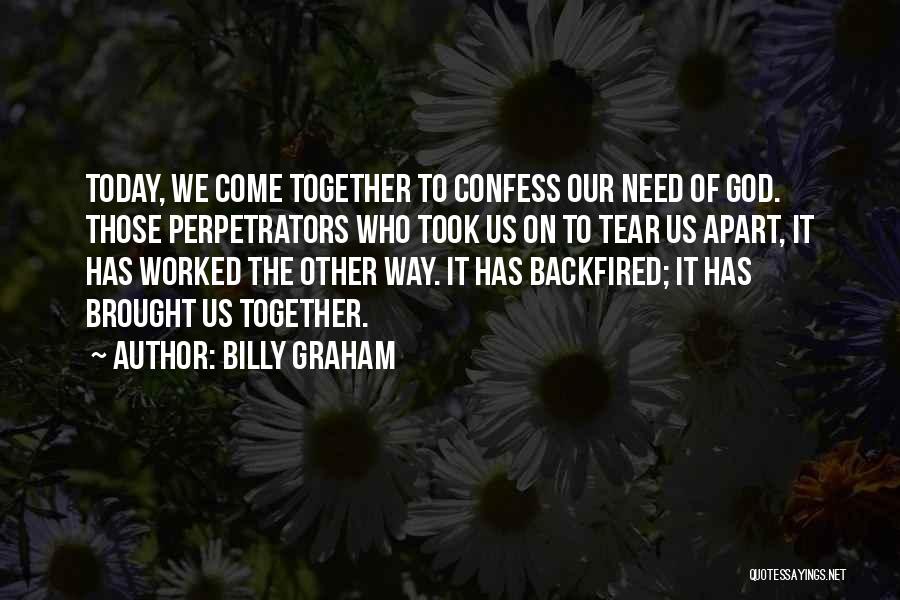 Brought Tears Quotes By Billy Graham