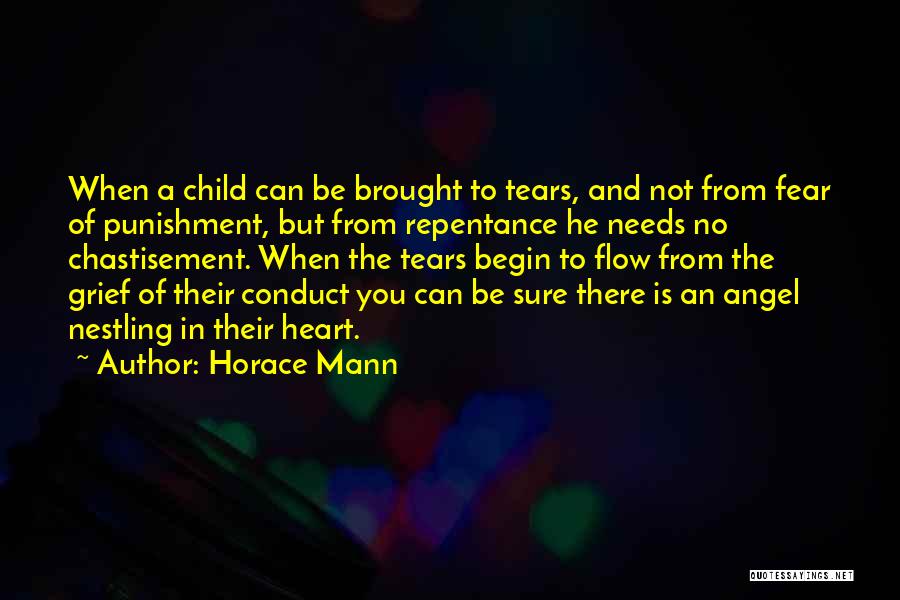 Brought Tears Quotes By Horace Mann