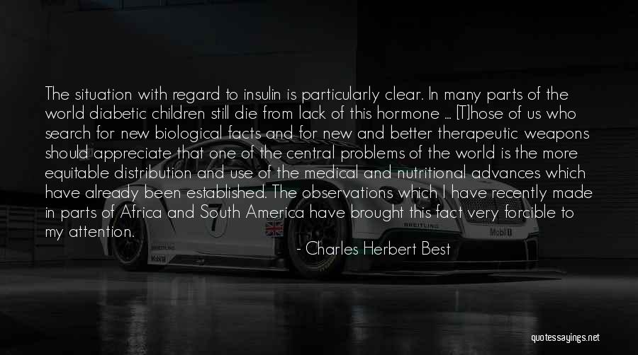 Brought To My Attention Quotes By Charles Herbert Best Brought To My Attention Quotes By Charles Herbert Best