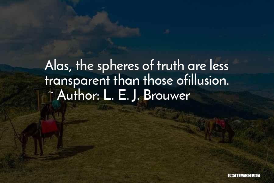 Brouwer Quotes By L. E. J. Brouwer