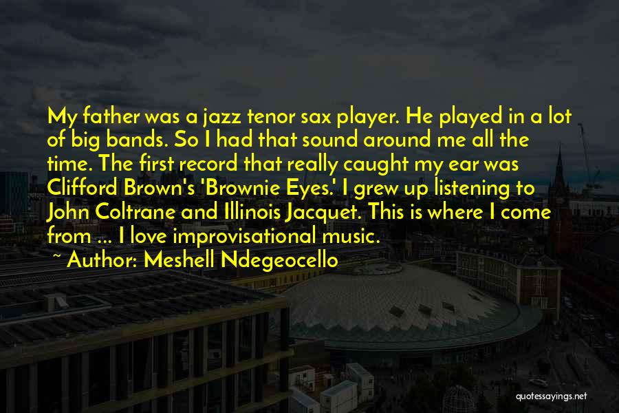 Brown Eyes Love Quotes By Meshell Ndegeocello