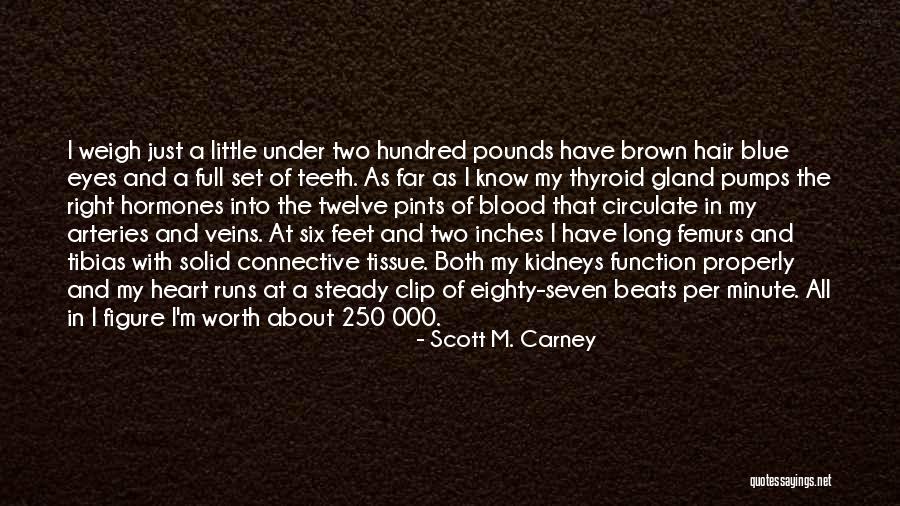 Brown Hair Brown Eyes Quotes By Scott M. Carney