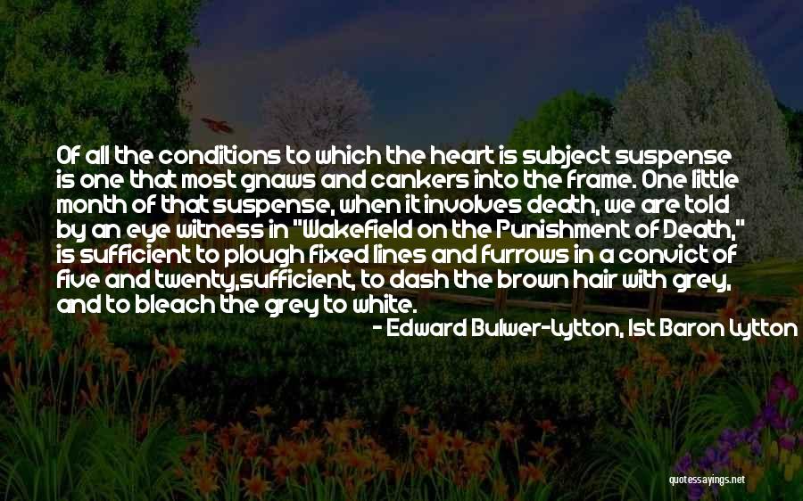 Brown/hazel Eye Quotes By Edward Bulwer-Lytton, 1st Baron Lytton