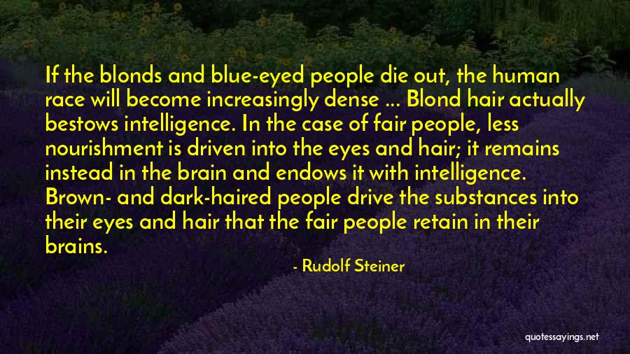 Brown/hazel Eye Quotes By Rudolf Steiner