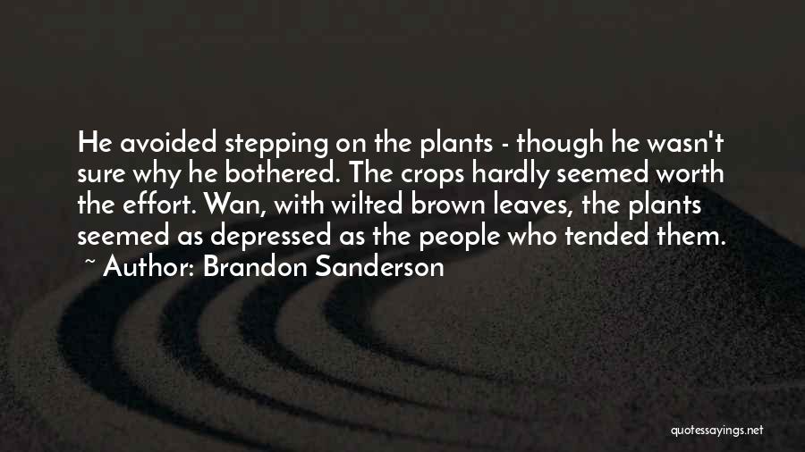 Brown Leaves Quotes By Brandon Sanderson