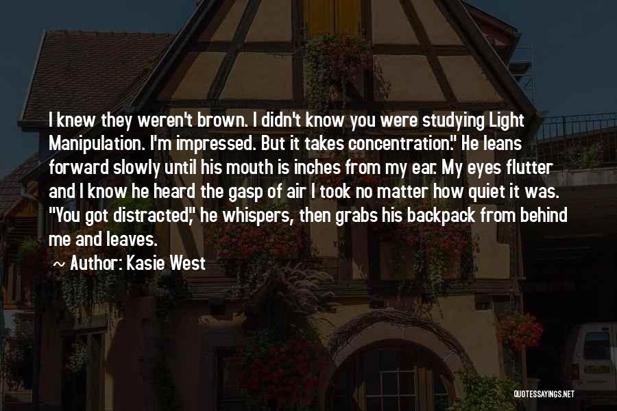 Brown Leaves Quotes By Kasie West