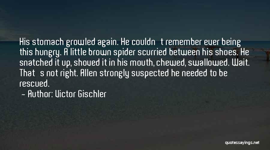 Brown Shoes Quotes By Victor Gischler