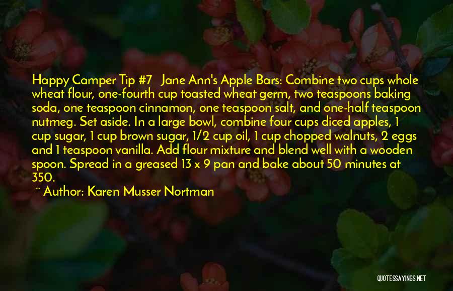 Brown Sugar Quotes By Karen Musser Nortman