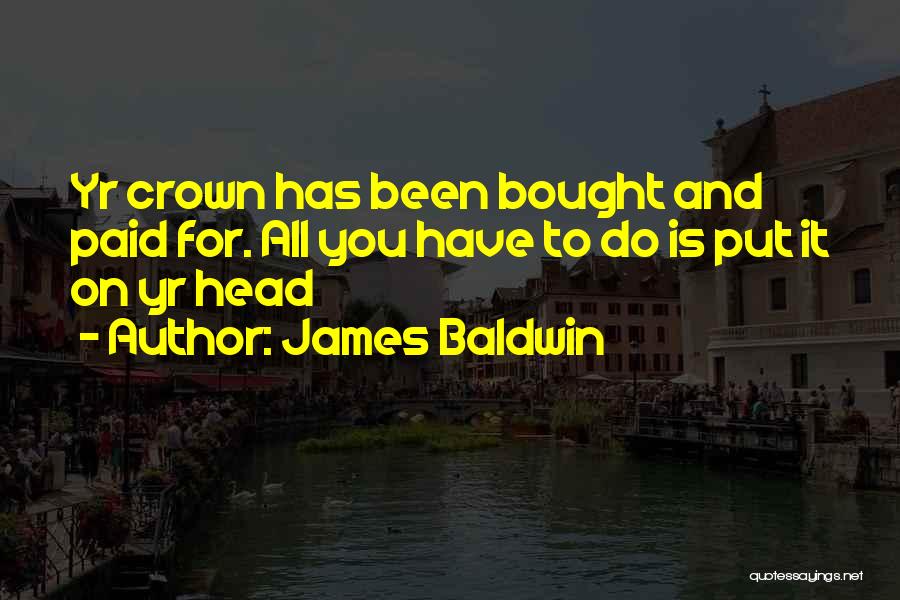 Brownish Red Quotes By James Baldwin