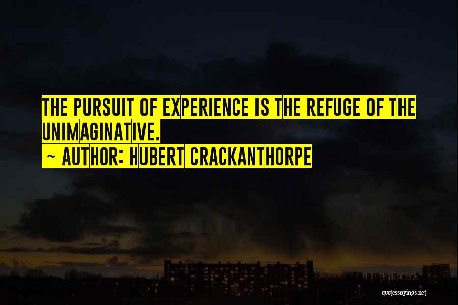 Brrr Quotes By Hubert Crackanthorpe