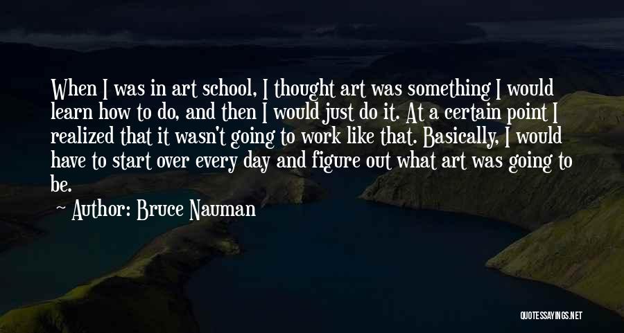 Bruce Nauman Quotes 107510