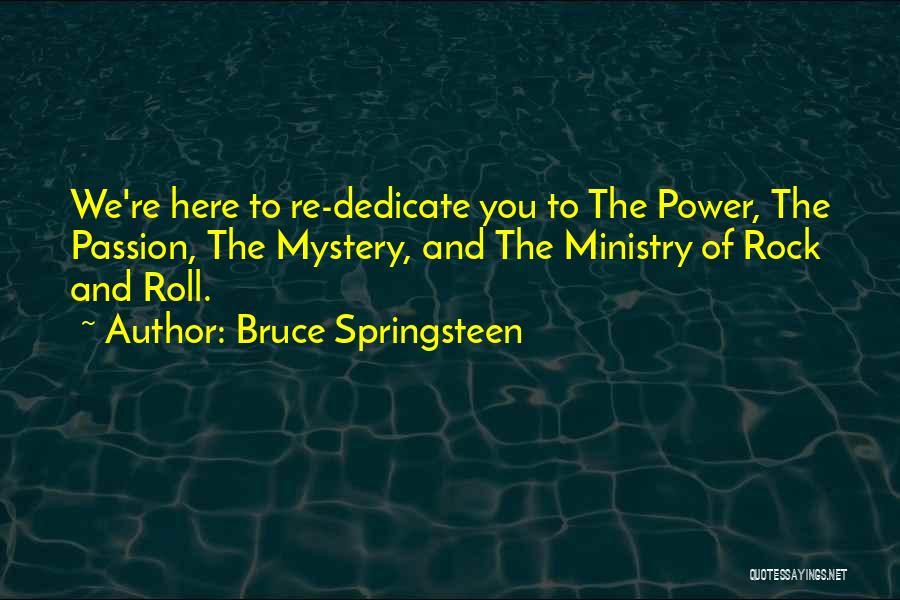 Bruce Springsteen Quotes 201956