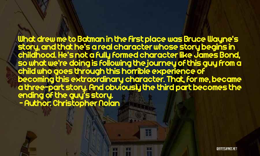 Bruce Wayne Character Quotes By Christopher Nolan