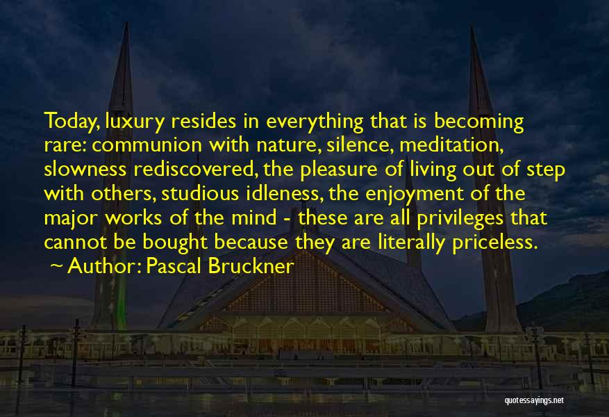 Bruckner Quotes By Pascal Bruckner