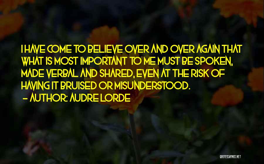 Bruised Quotes By Audre Lorde