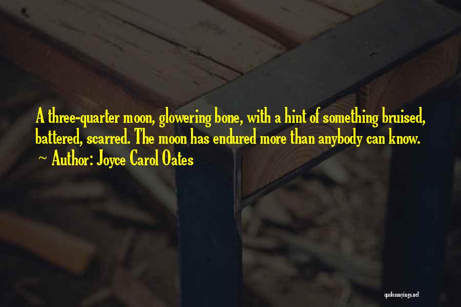 Bruised Quotes By Joyce Carol Oates