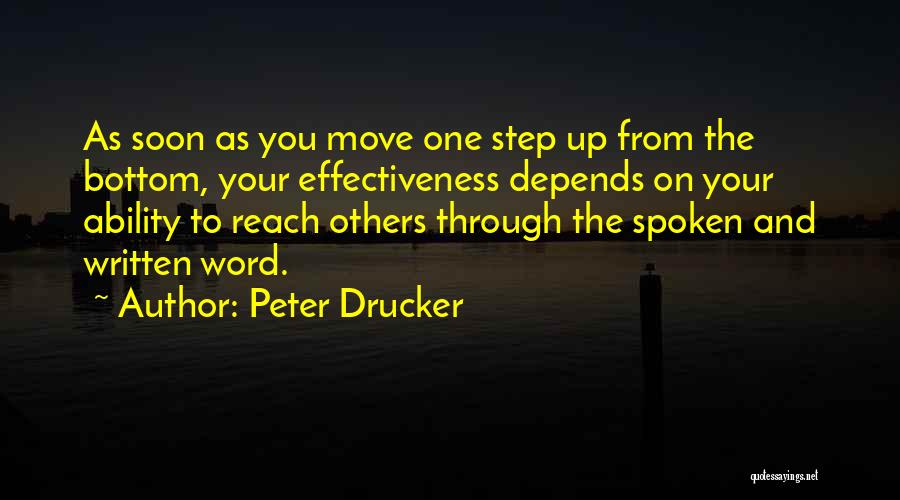 Brullo Throne Quotes By Peter Drucker