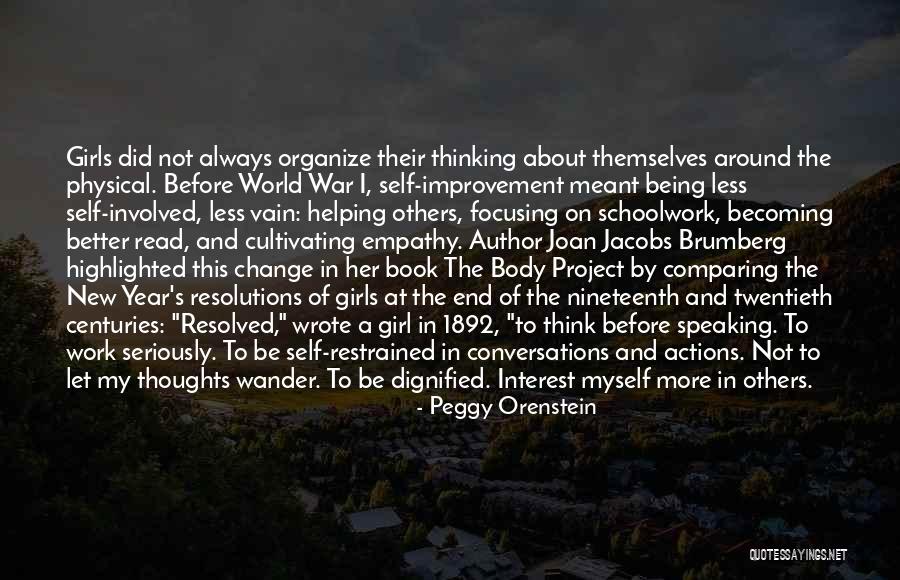 Brumberg Quotes By Peggy Orenstein Brumberg Quotes By Peggy Orenstein