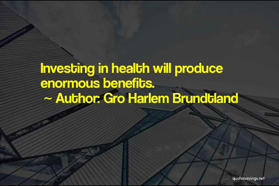 Brundtland Quotes By Gro Harlem Brundtland