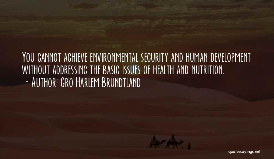 Brundtland Quotes By Gro Harlem Brundtland