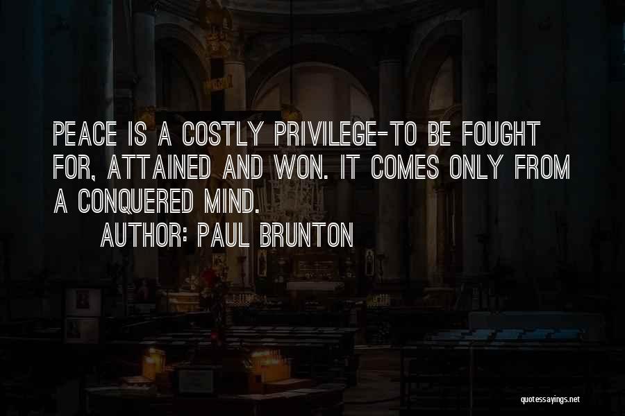 Brunton Quotes By Paul Brunton