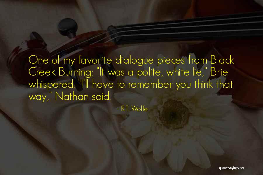 Brusali Cabinet Quotes By R.T. Wolfe Brusali Cabinet Quotes By R.T. Wolfe