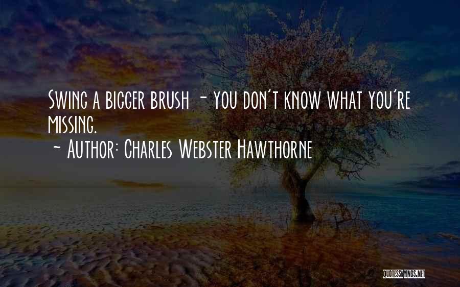 Brush Yourself Off Quotes By Charles Webster Hawthorne