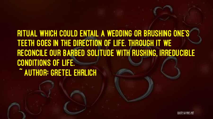 Brushing Teeth Quotes By Gretel Ehrlich