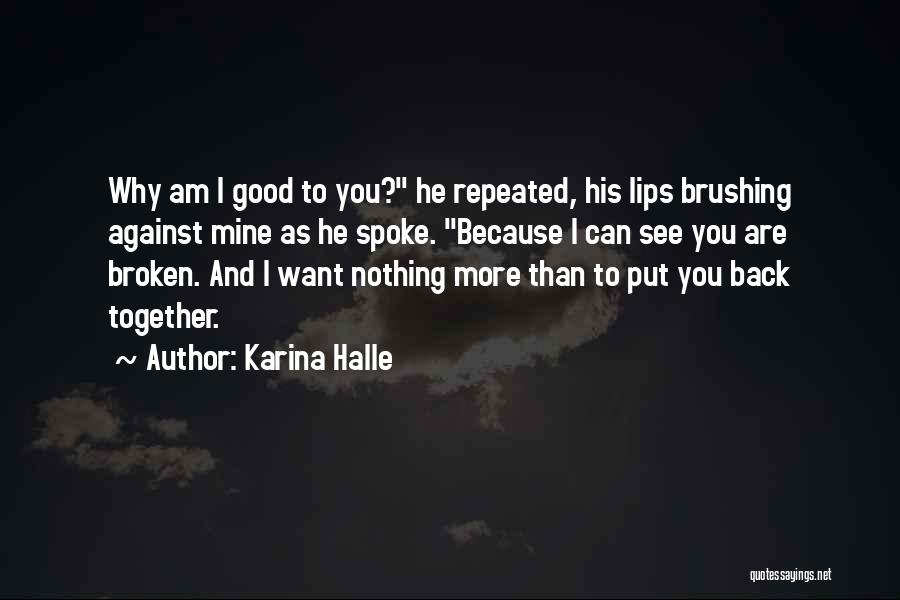 Brushing Yourself Off Quotes By Karina Halle