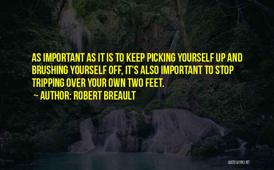 Brushing Yourself Off Quotes By Robert Breault