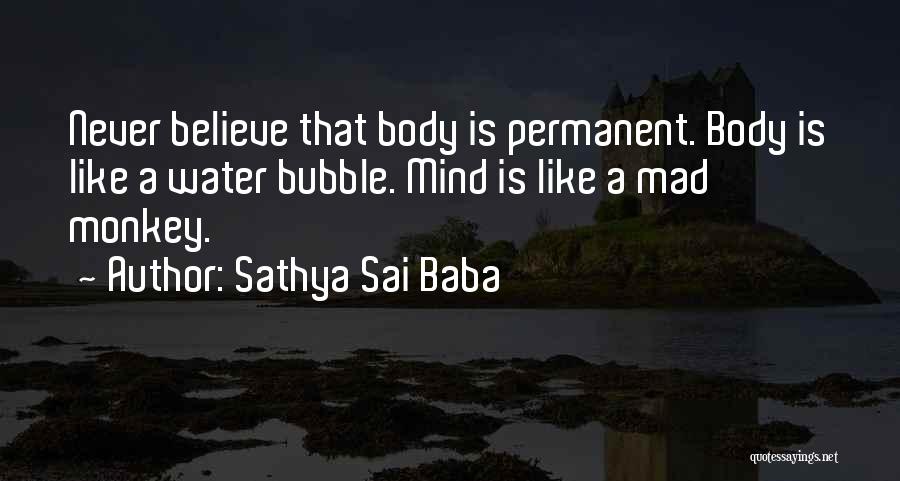 Bubble Quotes By Sathya Sai Baba