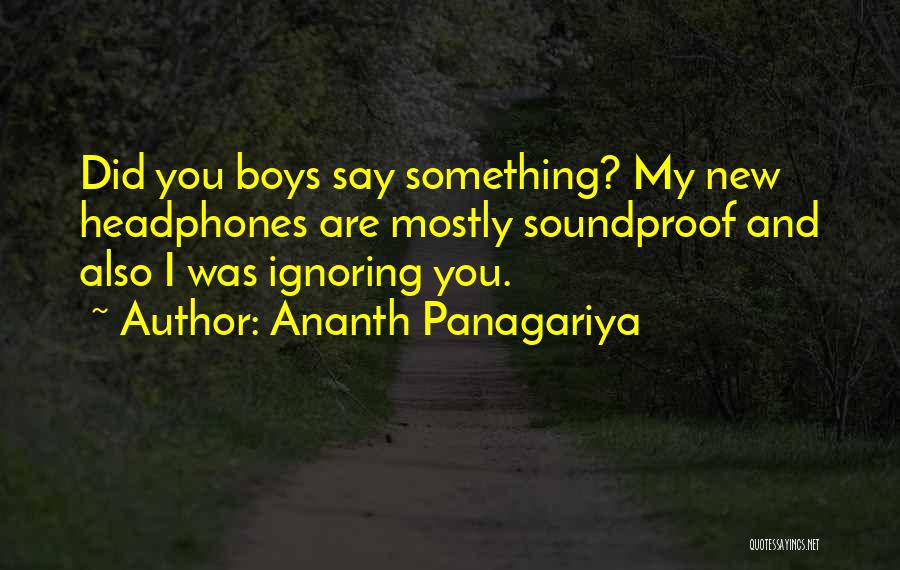 Bubblegum Quotes By Ananth Panagariya