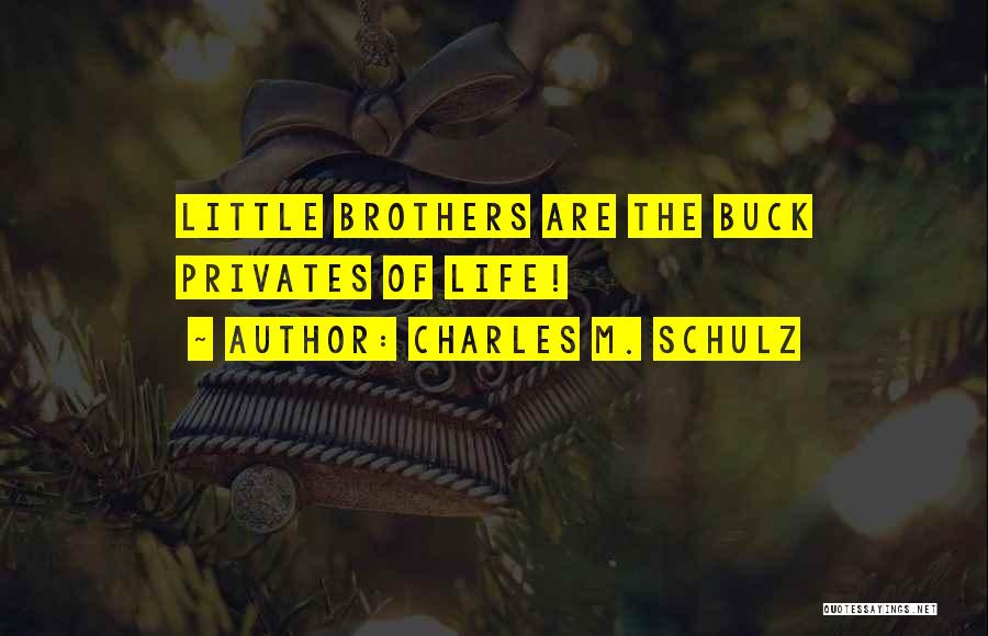 Buck Privates Quotes By Charles M. Schulz