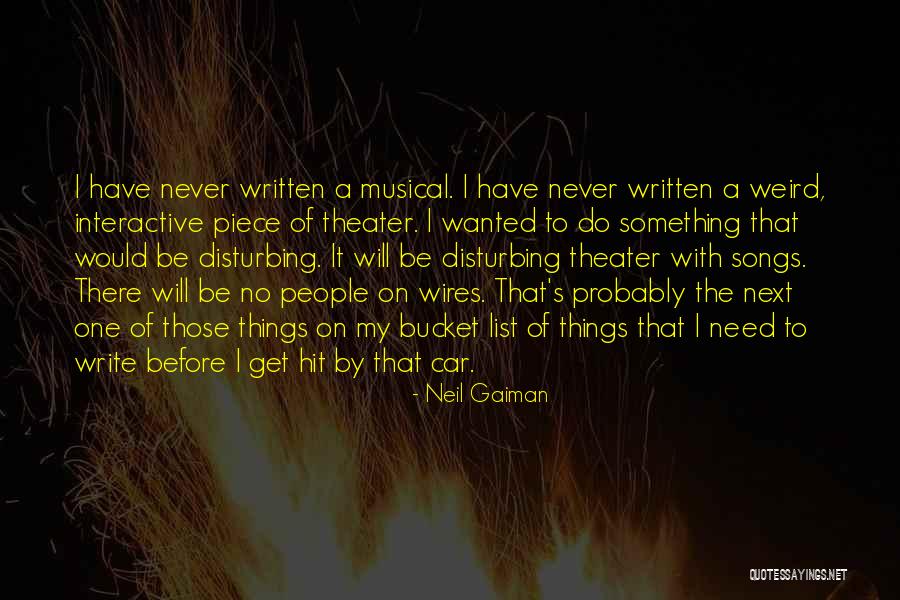 Bucket List Quotes By Neil Gaiman