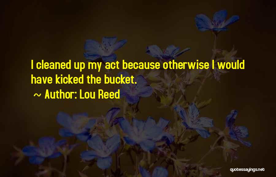 Bucket Quotes By Lou Reed