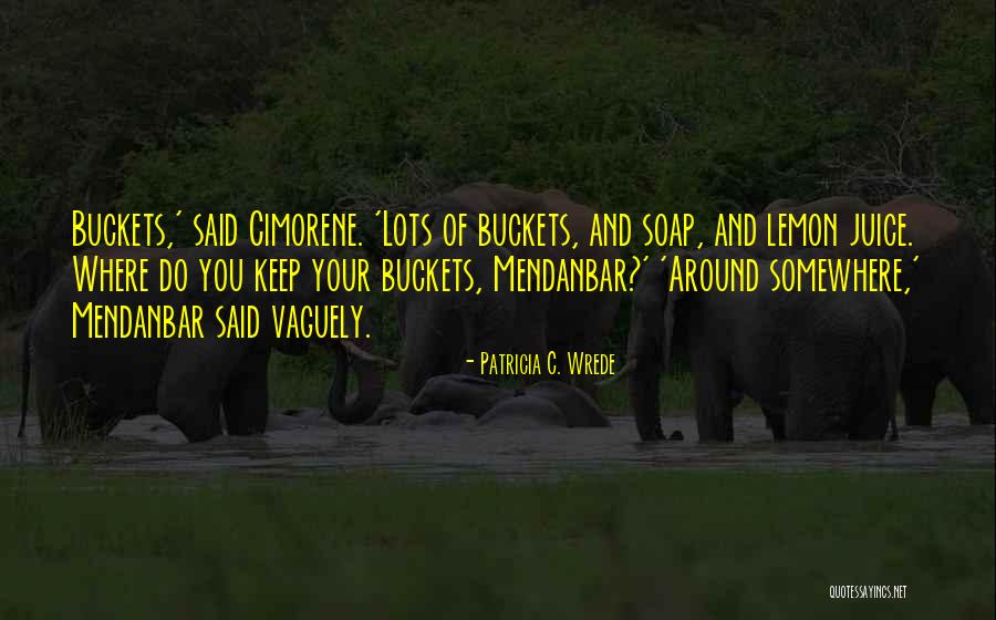 Buckets Quotes By Patricia C. Wrede Buckets Quotes By Patricia C. Wrede