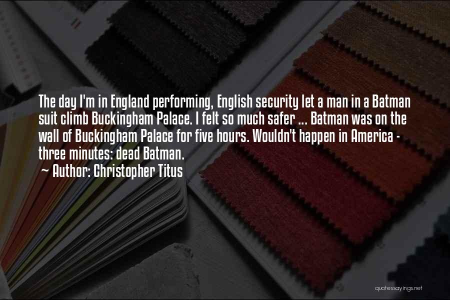 Buckingham Quotes By Christopher Titus